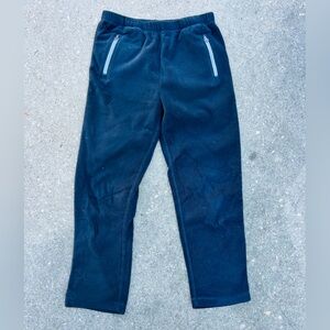 Hanna Andersson Fleece Pants; sz 140; black